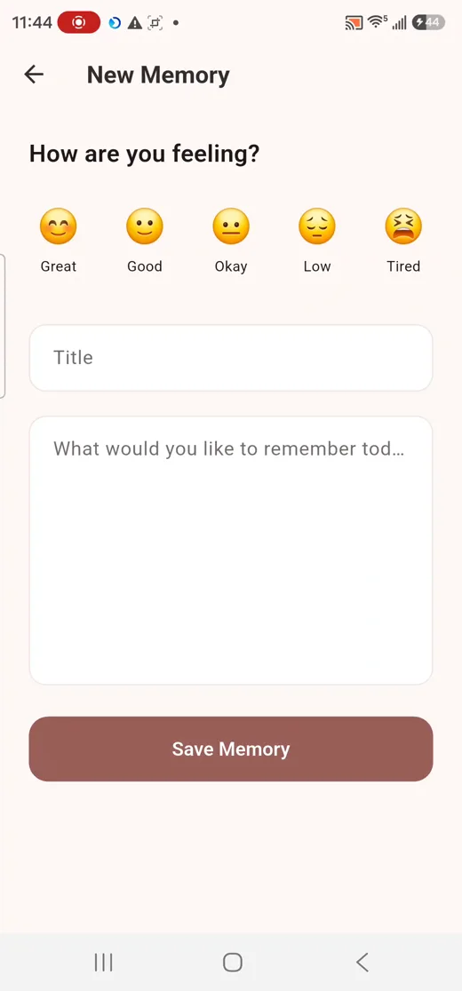 Cycle tracker