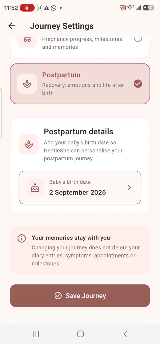 Postpartum check-in